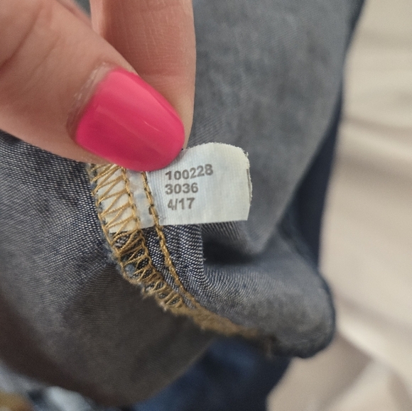 Justice Girls Size 16 Blue Denim Shirt Dress – Stylish & Comfy! - Picture 8 of 8